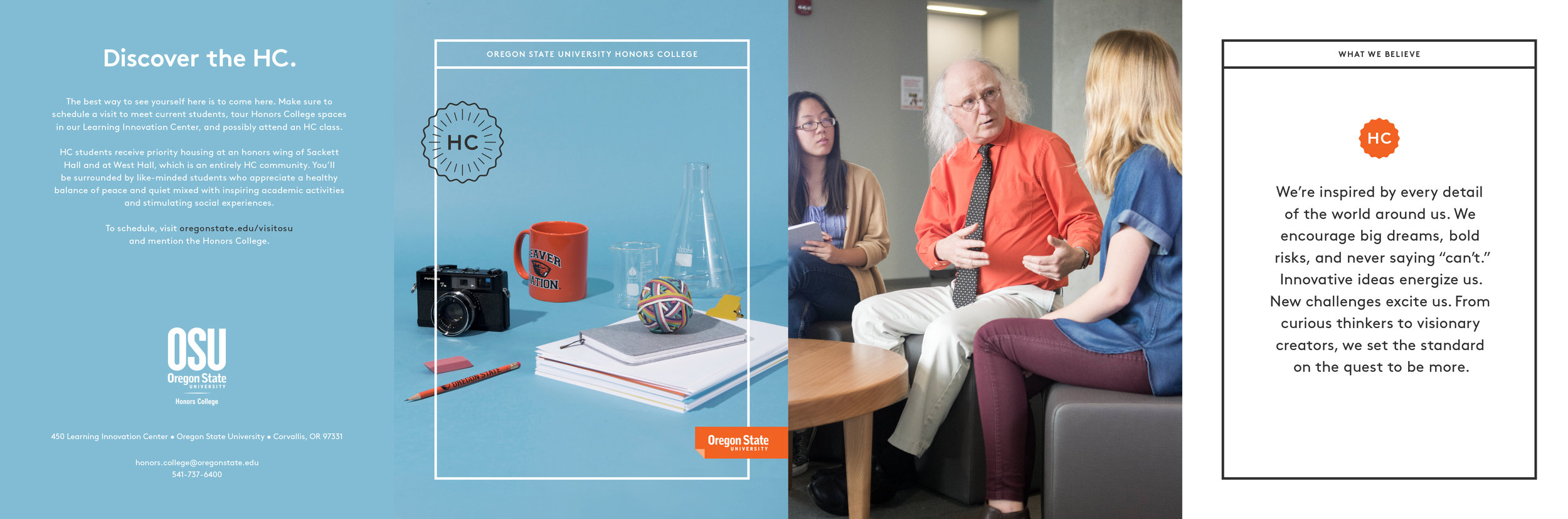Oregon State Honors College Rebrand visual